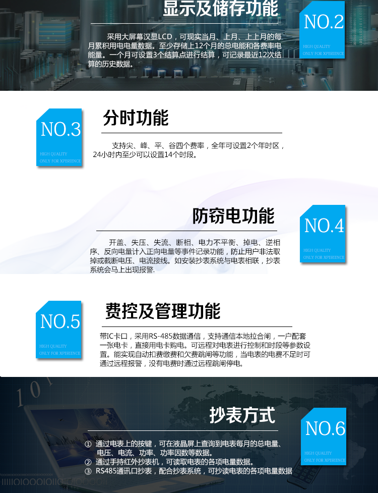 華立DDZY285C單相電能表適用場所
　　主要適用于執(zhí)行分時或階梯計費，需要通過485進行遠程抄表、遠程費控的居民用戶，或通過CPU卡介質(zhì)實現(xiàn)本地費控的居民用戶。